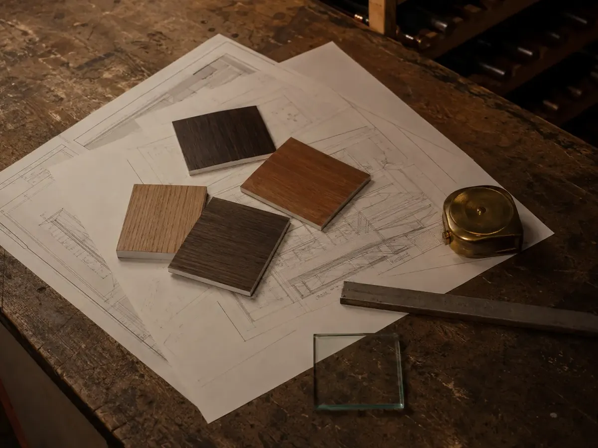 Wine Cellar Design & Build detail